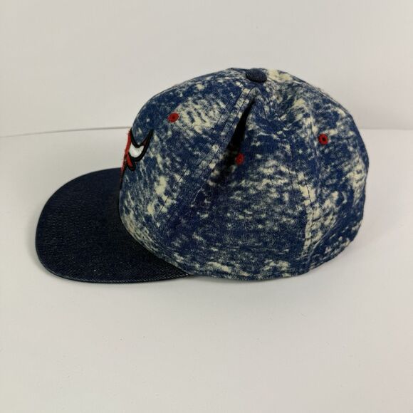 Chicago Bulls NBA Denim Acid Wash Mitchell & Ness Hat Size 7 1/2 Fitted - Picture 2 of 12